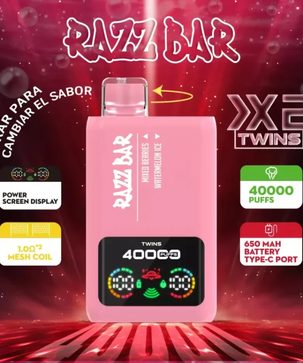 Alternative view of RAZZ BAR 40000 Puffs 40K Disposable Vape Wholesale
