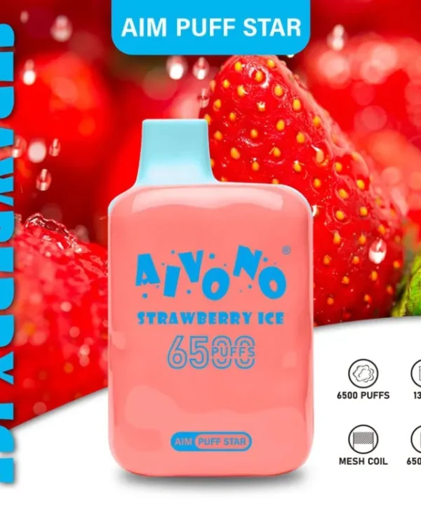 Alternative view of AIVONO AIM-PUFFSTAR 6500 Puffs Rechargeable Bulk Buy Disposable Vape Wholesale