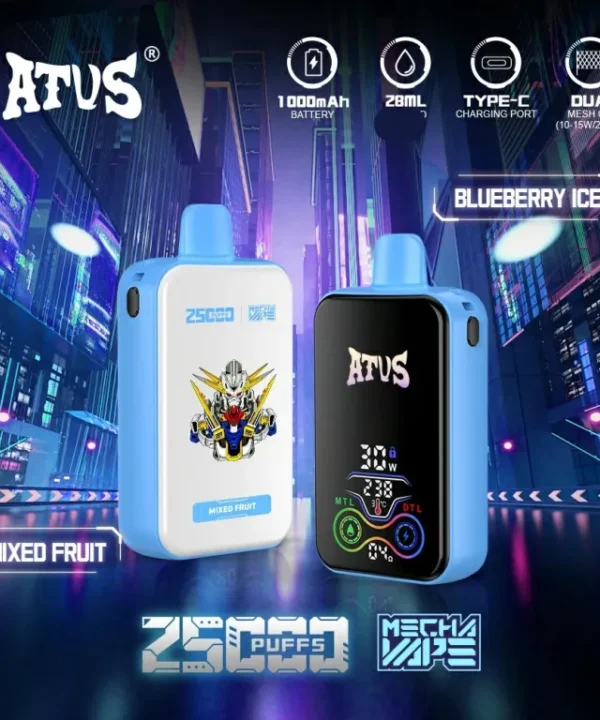 Alternative view of ATVS 25000 Puffs Dual Mesh 25K Rechargeable Disposable Vapes Wholesale