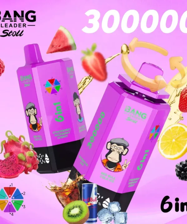 Alternative view of BANG LEADER STOLL 300000 300K Puffs 6 in 1 Taste Disposable Vapes Wholesale Bulk Buy Rechargeable Ultra