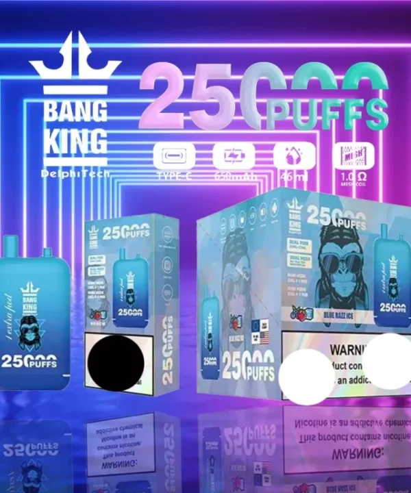 Alternative view of BANG KING 25000 Puffs Dual Pods Rechargeable Disposable Vapes Wholesale