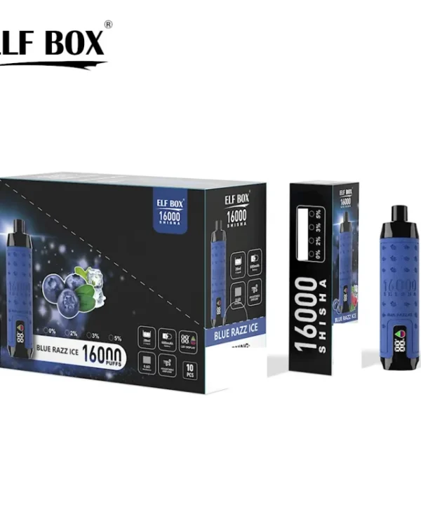 Alternative view of ELF BOX SHISHA 16000 Puffs Bulk Buy Disposable Vape Wholesale