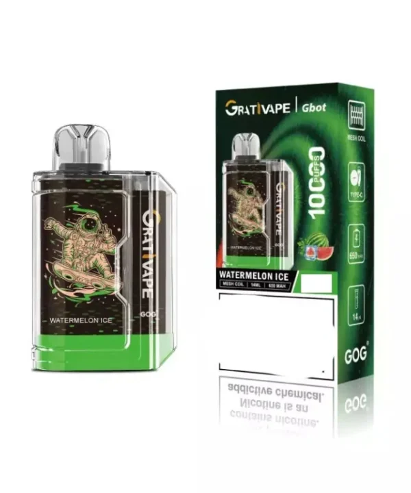 Alternative view of Grativape Gbot 10000 Puffs 10k Wholesale Rechargeable Disposable Vapes