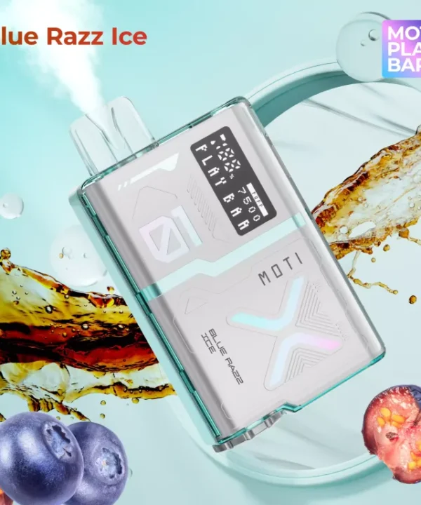 Alternative view of MOTI Play Bar 7500 Puffs Crystal Digital Screen 7k Bulk Buy Wholesale Rechargeable Disposable Vapes