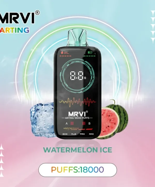 Alternative view of MRVI Arting 18000 Puffs Dual Mesh Full Screen Display 18k Wholesale Rechargeable Disposable Vapes