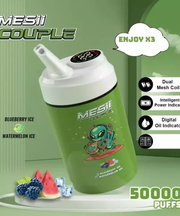 Alternative view of Mesii Couple 50000 Puffs Three Tastes 50K Disposable Vape Bulk Buy Wholesale