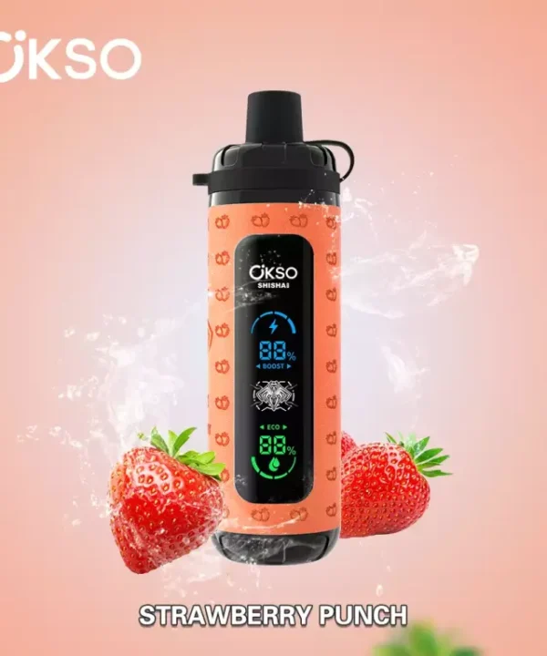 Alternative view of OKSO Shisha Max 40k Disposable Vape 40000 Puffs Rechargeable Mesh Coil Wholesale