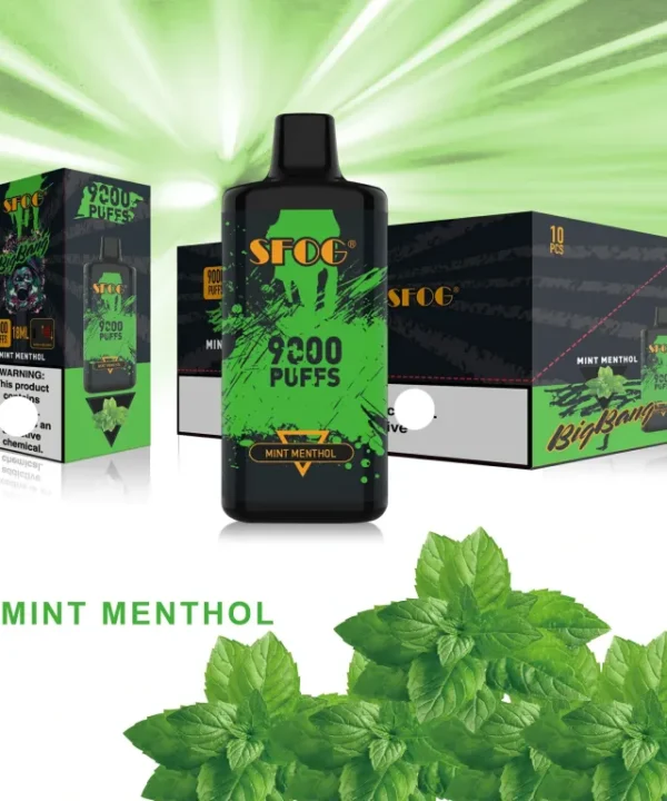 Alternative view of SFOG BIG BANG 9000 Puffs Rechargeable Bulk Buy Disposable Vape Wholesale