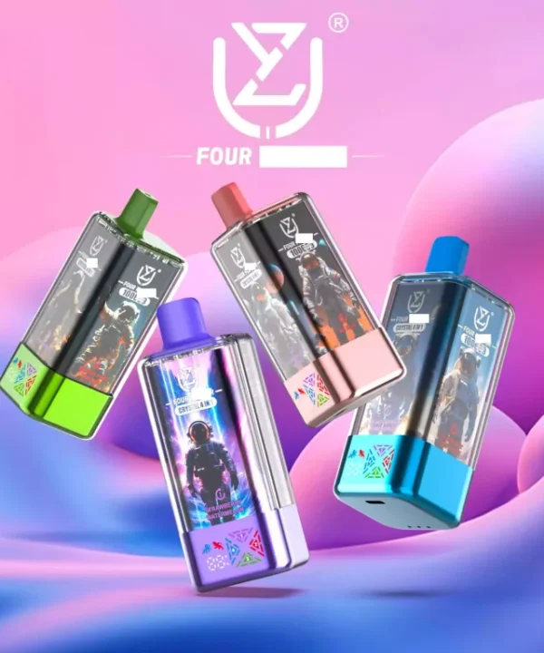Alternative view of UZY Crystal 4-in-1 100000 Puffs 100K Disposable Vape Bulk Wholesale