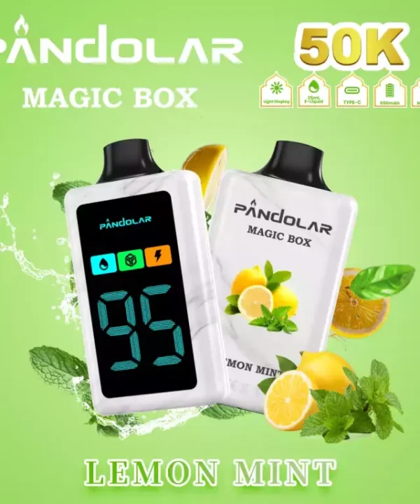 Alternative view of VAPEADOR PANDOLAR Magic BOX 50000 Puffs Disposable Vapes Wholesale Bulk Buy Dual Mesh Performance Digital Display