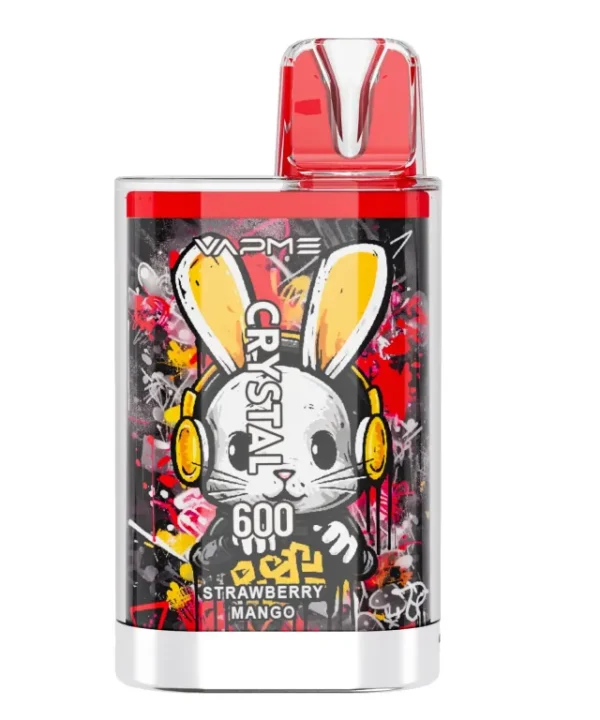 Alternative view of VAPME CRYSTAL 600 Puffs 2% 5% Strength Rechargeable Bulk buy Disposable Vapes Wholesale