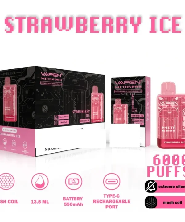 VAPEN Meta 6000 hulgimüük laetav ühekordne vape