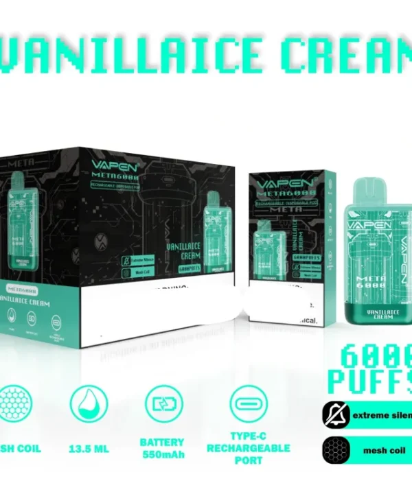 VAPEN Meta 6000 hulgimüük laetav ühekordne vape