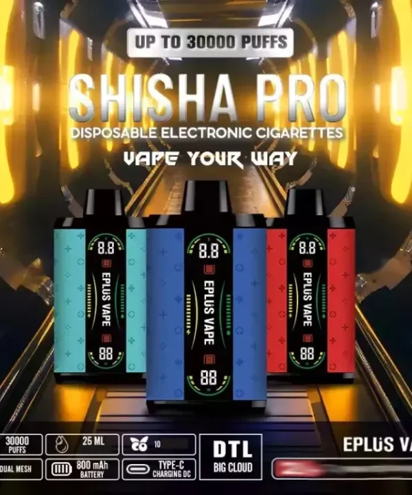 Alternative view of VASY EPLUS SHISHA PRO 30000 Puffs Disposable Vape Wholesale