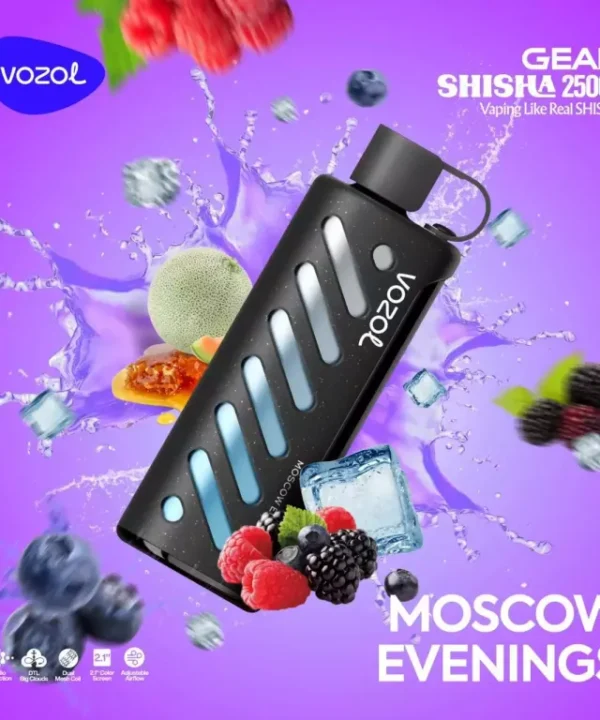 Vozol Gear Shisha 25K dual mesh mähis lähivaade